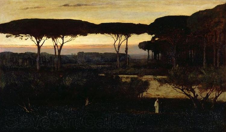 George Inness Pines and Olives at Albano Spain oil painting art